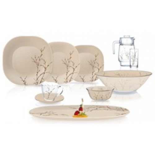 

Сервиз столовый Luminarc Hana Beige N5687 - 69 предметов