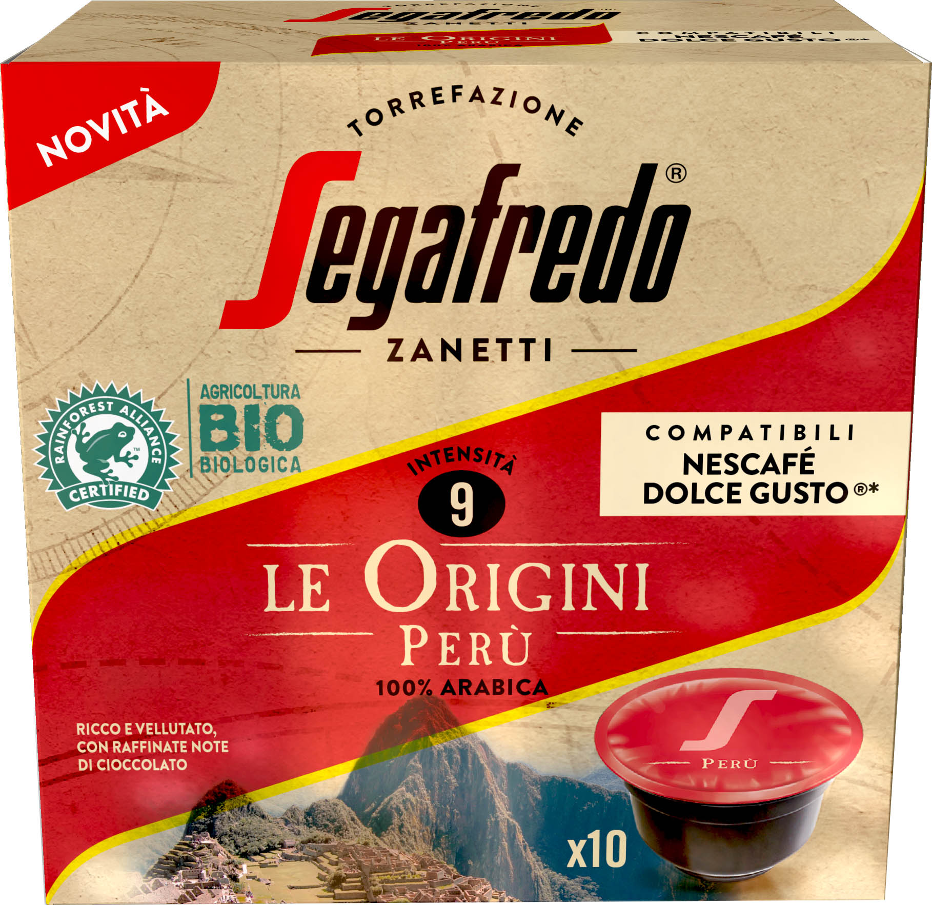 Купить Кофе в капсулах Segafredo Le Origini Perù Dolce Gusto 10 шт x 7. ...