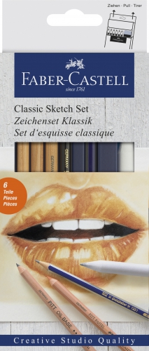

Набор для скетча Classic 6предм. Faber-Castell