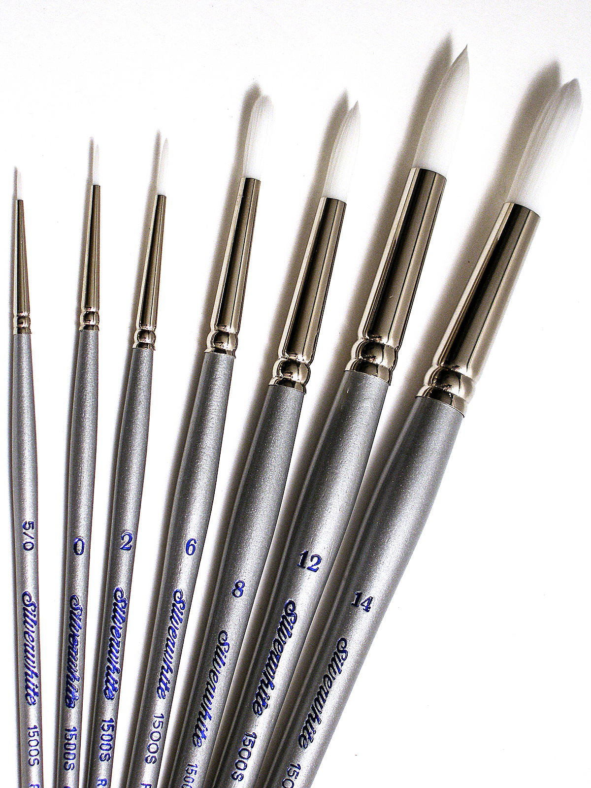 

Кисть синтетика Silver Brush soft 1500S Silverwhite №4 (3.5мм)