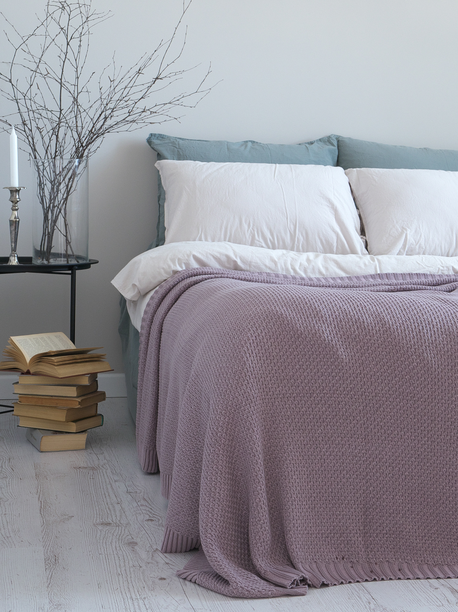 

Плед Betires Cotton Deniz 220x240 Damson