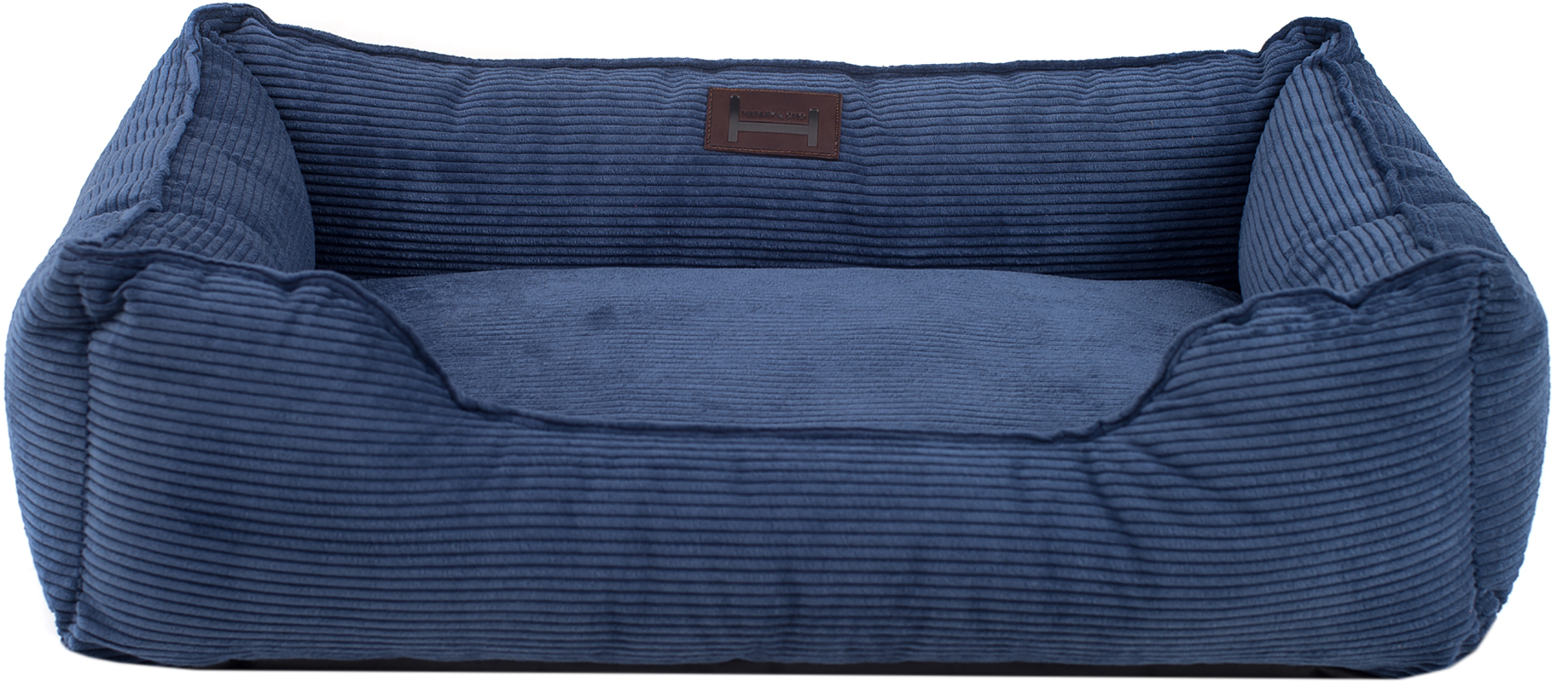 

Лежак для собак Harley and Cho Dreamer Denim Velvet с бортами 120х80 см Blue