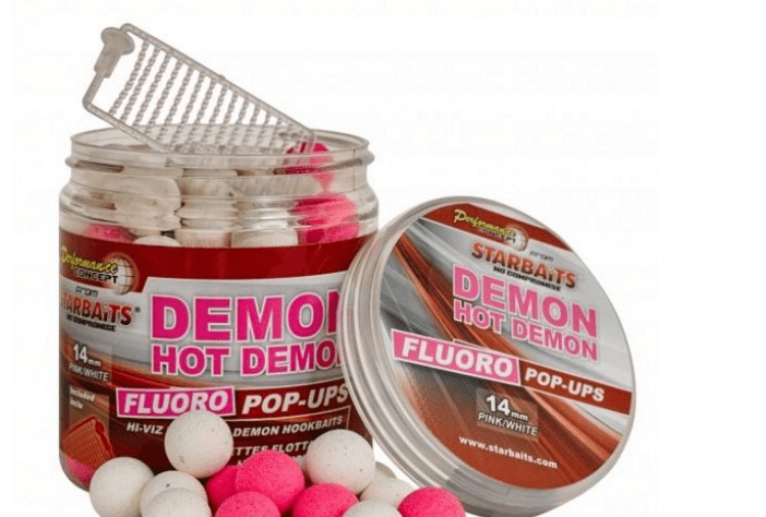 

Бойлы Starbaits Hot Demon pop up Fluoro 14 мм 80гр