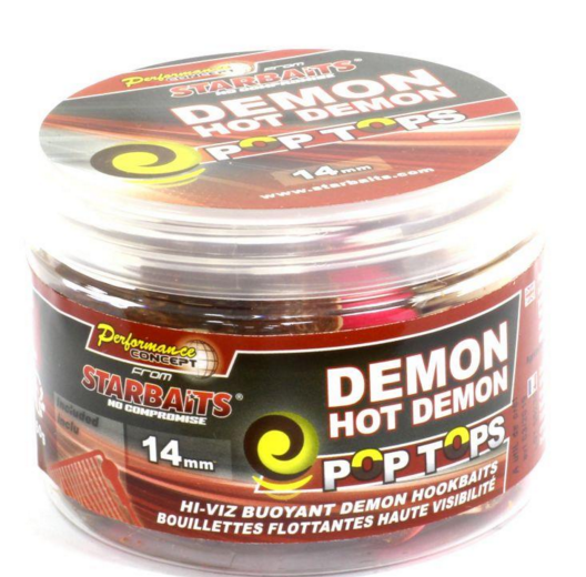 

Бойлы Starbaits Hot Demon Pop Tops 14мм/60г 14мм/60г