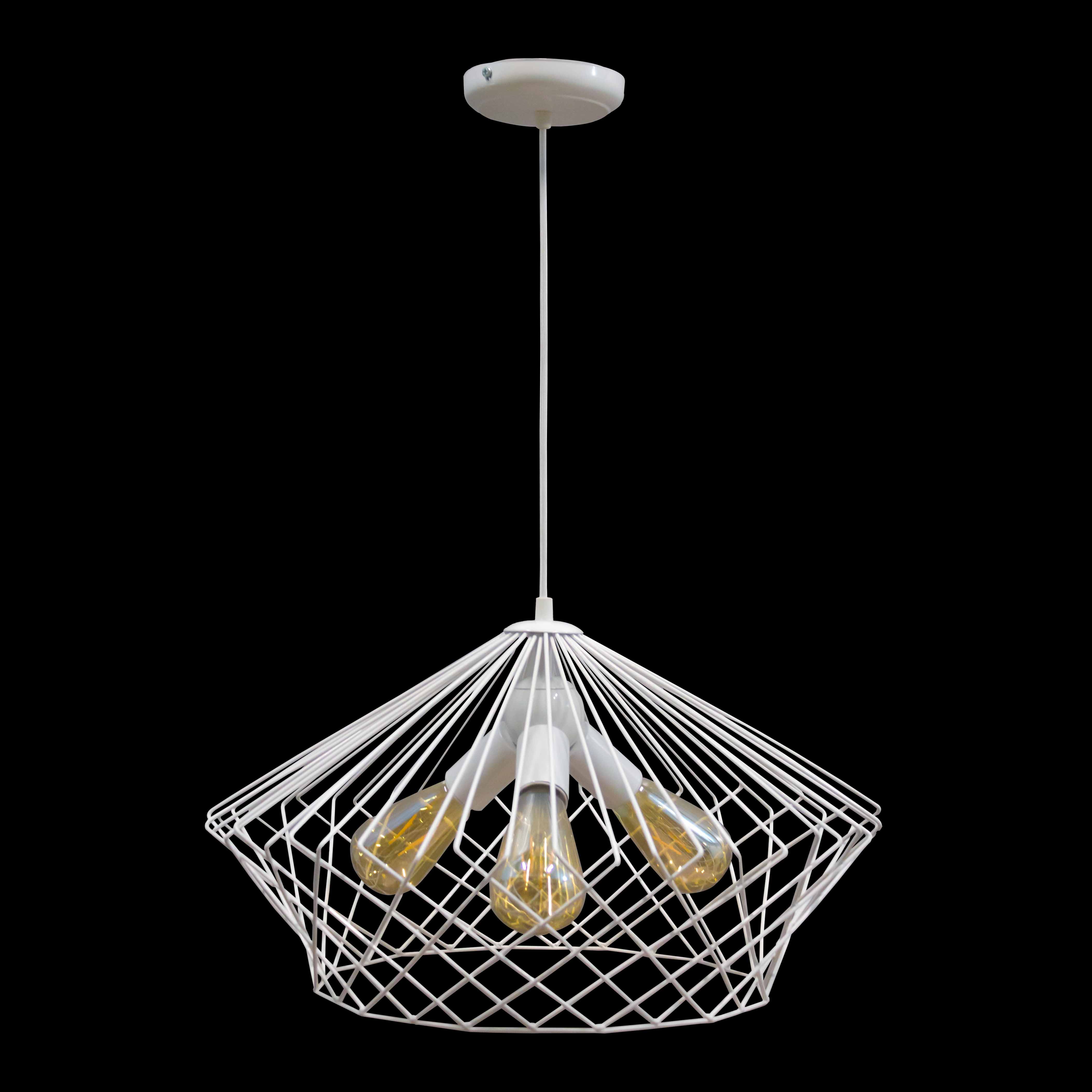 

Светильник потолочный подвесной 100lamp Loft Е-27, металл (NL 3429-3W)