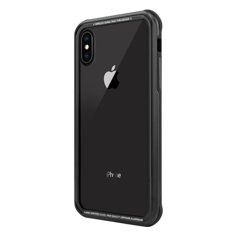 

Чехол SwitchEasy iGlass для iPhone XS Max прозрачный + черный (GS-103-46-170-11)