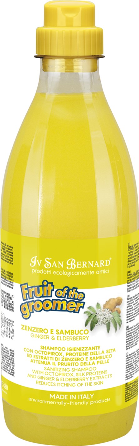 

Шампунь Iv San Bernard для собак и кошек Ginger and Elderberry дезинфицирующий с бузиной и имбирем 500 мл (1562 NSHAZE500)