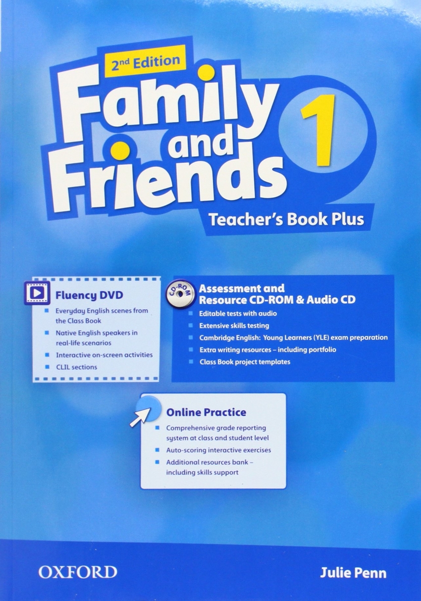 

Книга Family and Friends 2nd ed 1 Teacher's Book with Fluency DVD and Assessment and Resource MultiROM