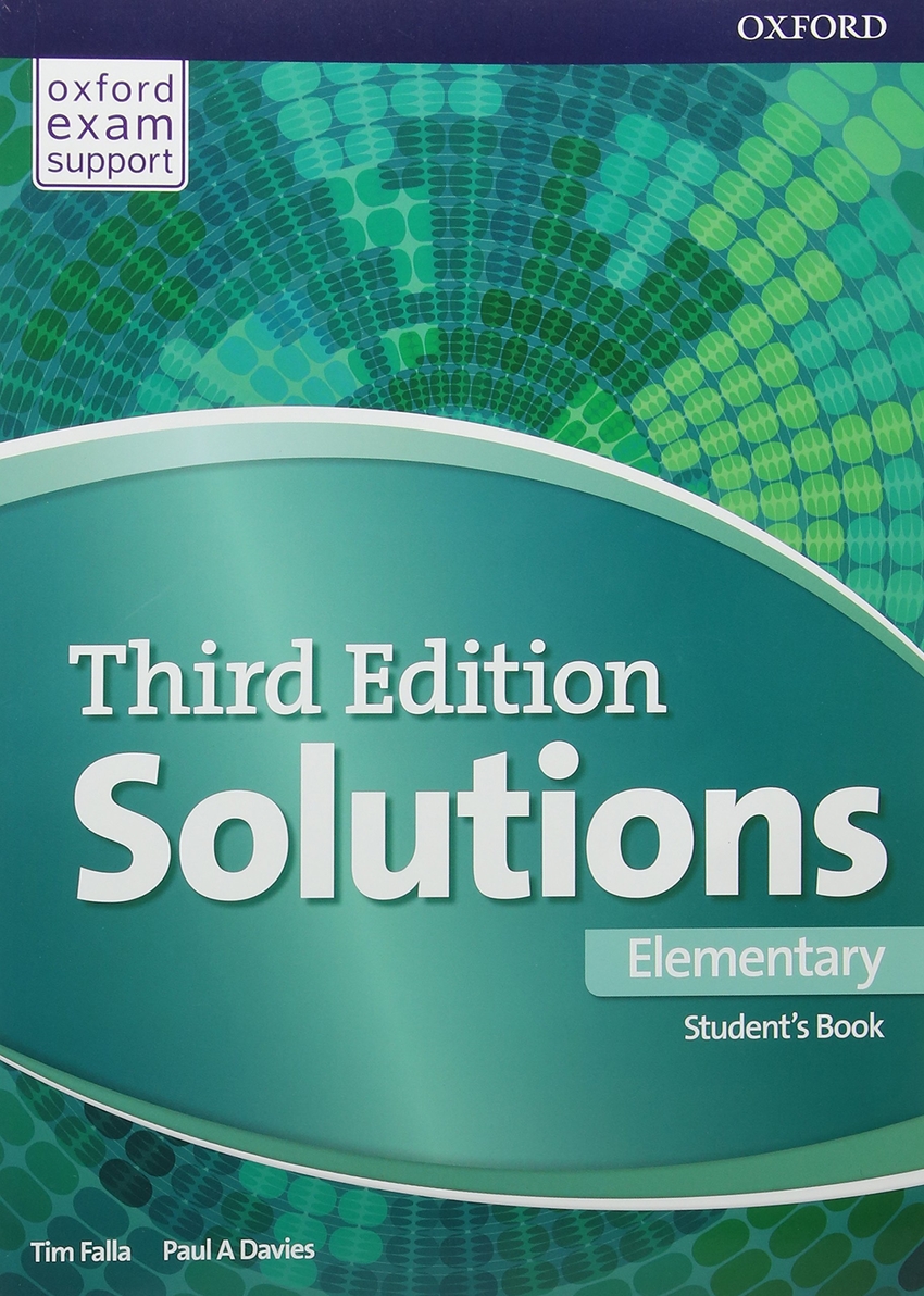 

Книга Solutions 3rd ed elementary Student's Book