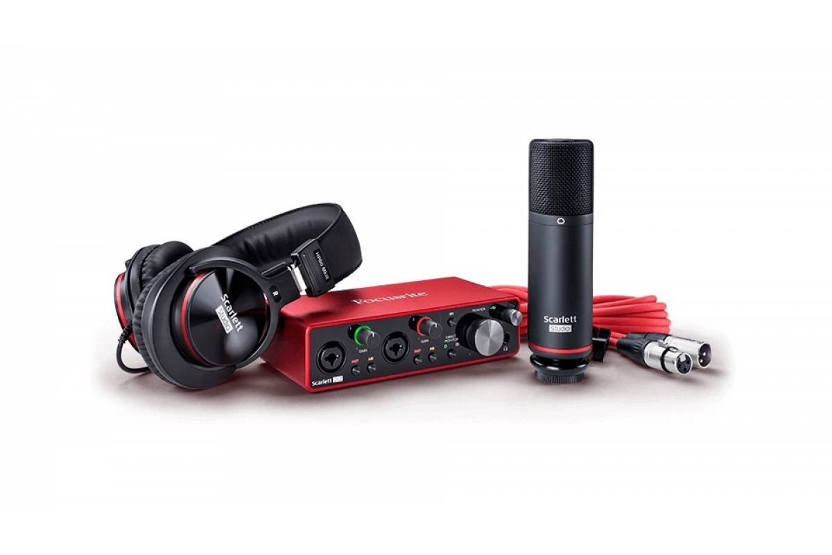 

Комплект для звукозаписи Focusrite Scarlett 2i2 Studio 3rd Gen