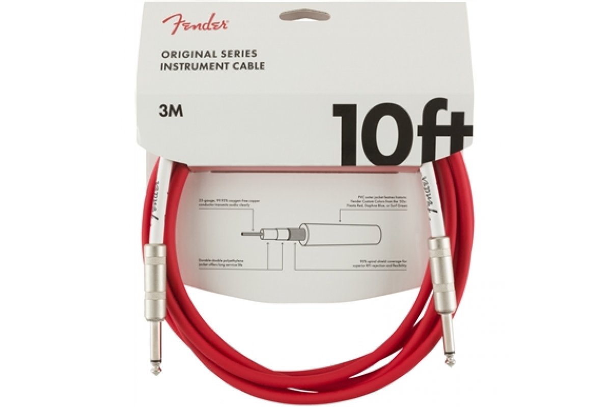 

Кабель инструментальный Fender CABLE ORIGINAL SERIES 10' FRD