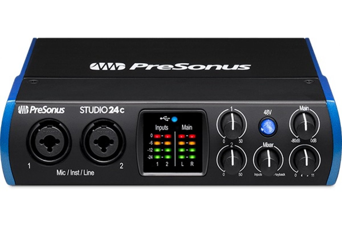 

Аудиоинтерфейс Presonus Studio 24c