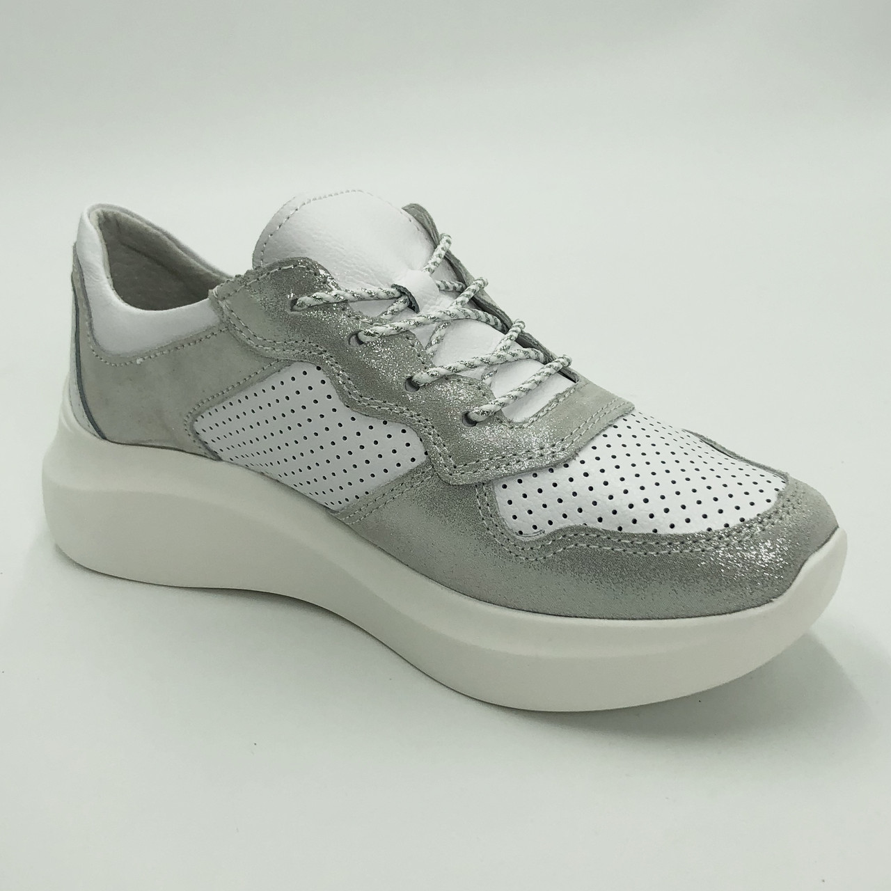 

Кросовки женские Gabis 67216-2 белый/среребро / Модель 99122 39