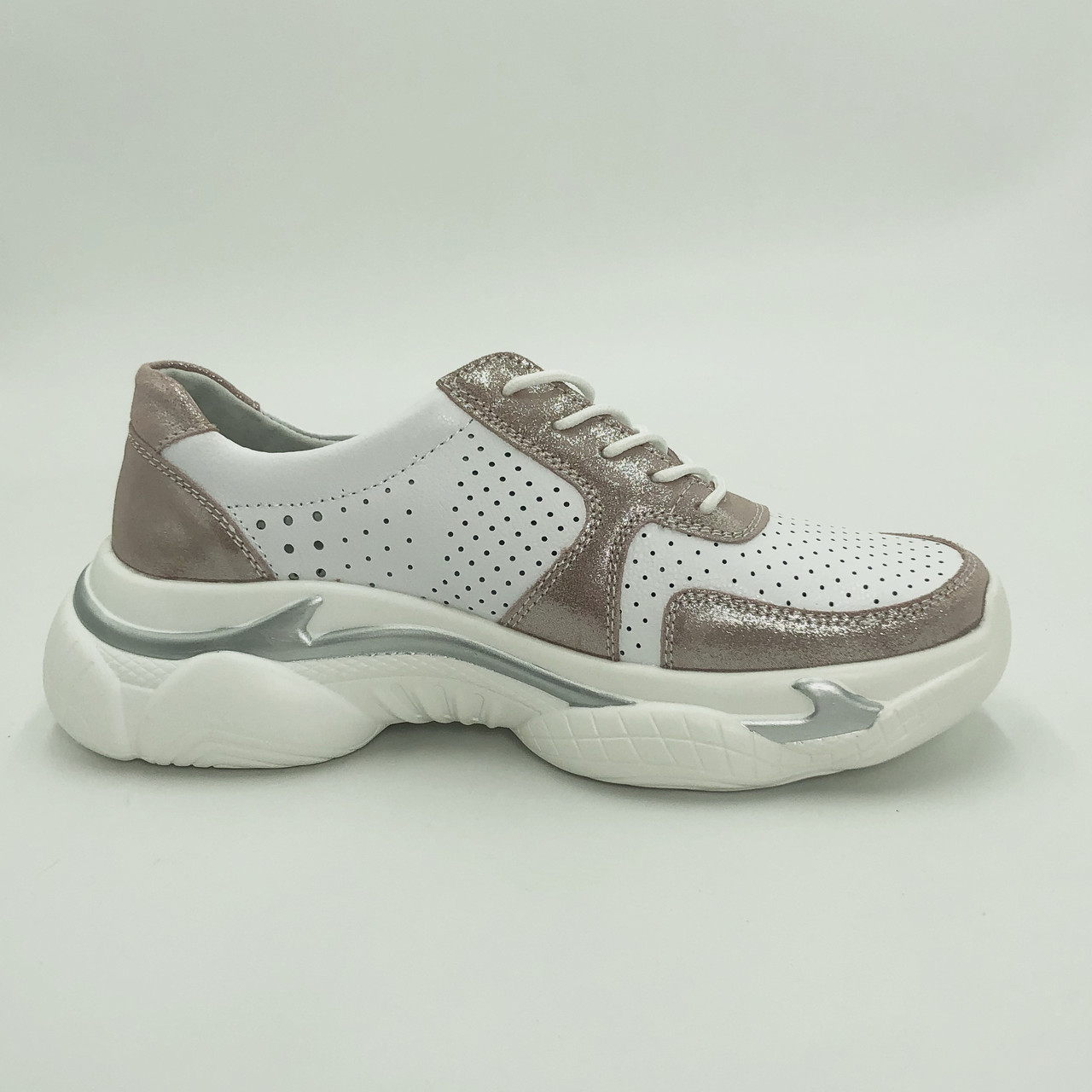 

Кросовки женские Gabis 67145-2 белый/розовый / Модель 99133 37