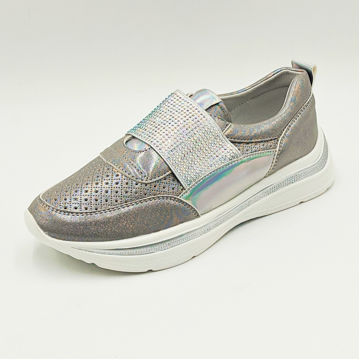 

Кроссовки женские Башили 89-12 LT.GREY / Модель 100461 38