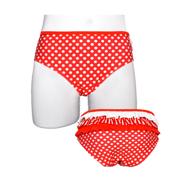 Плавки для девочки Keyzi Lollipop slip 98 см красный-горох (246918) – в ...
