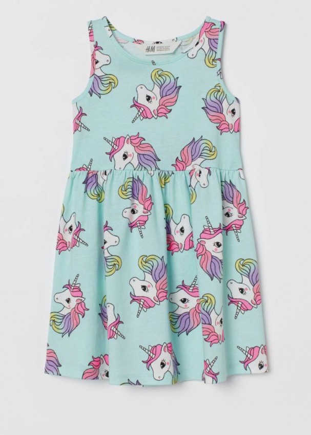 

Платье H&M Unicorns 104 см разноцветный