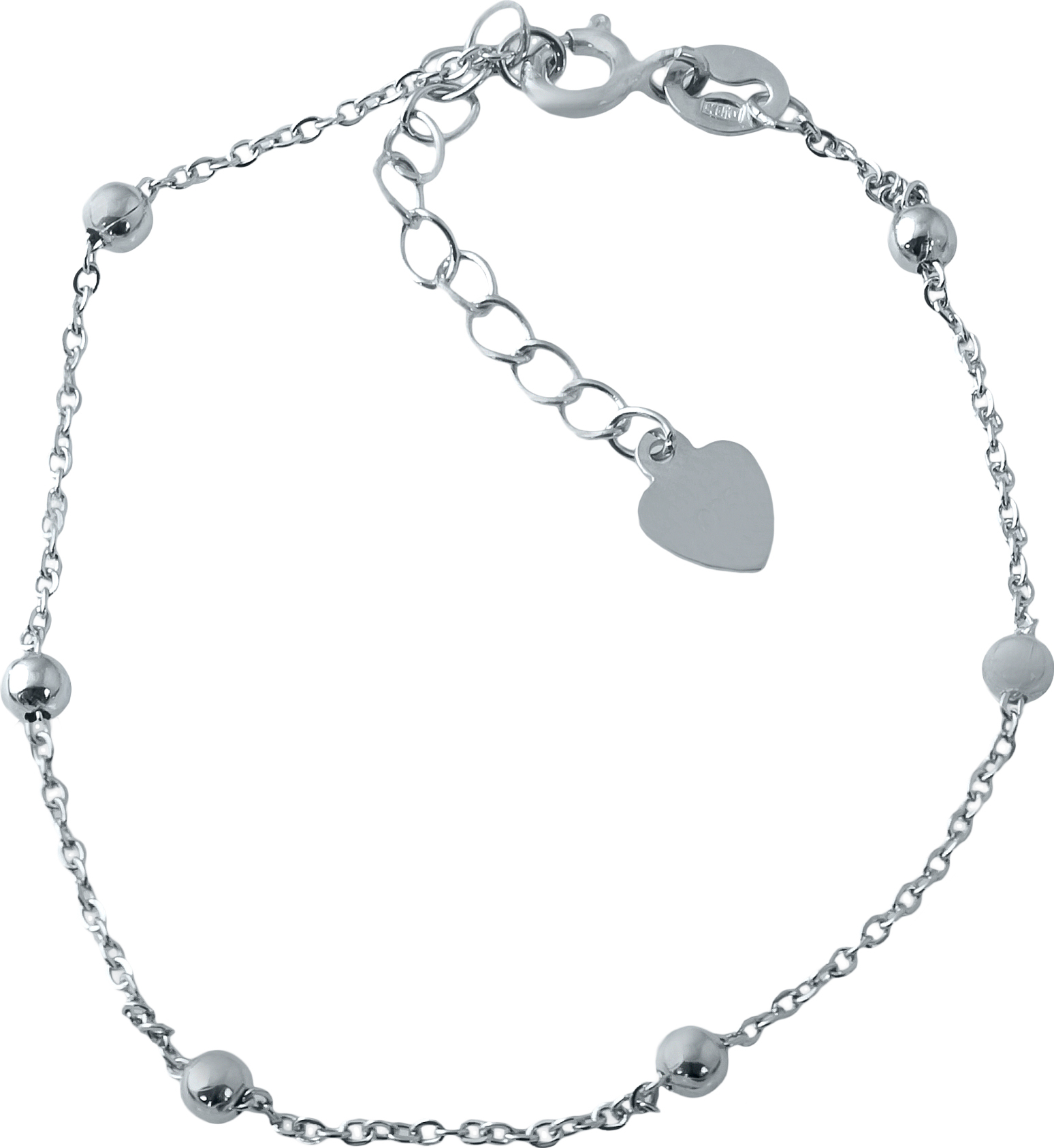 

Серебряный браслет на ногу SilverBreeze без камней 1928165 2326 размер, 23-26см размер