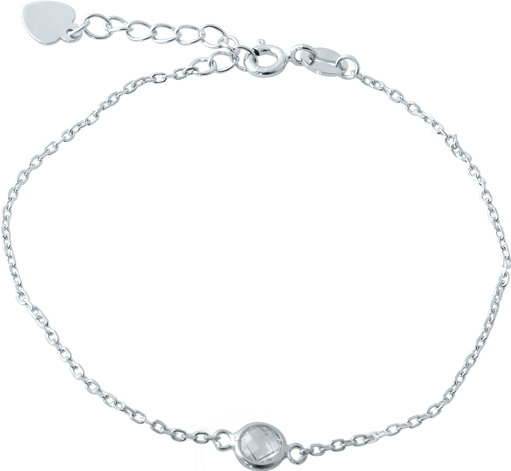 

Серебряный браслет SilverBreeze с фианитами 1981573 2326 размер, 23-26см размер