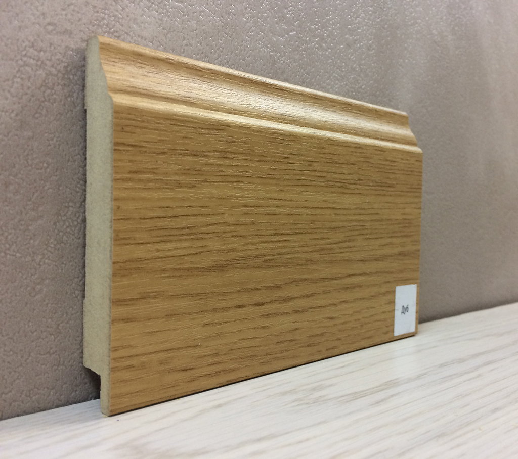 

Плинтус Супер Профиль Дуб 2800x95x16 Светло Коричневый 1695d