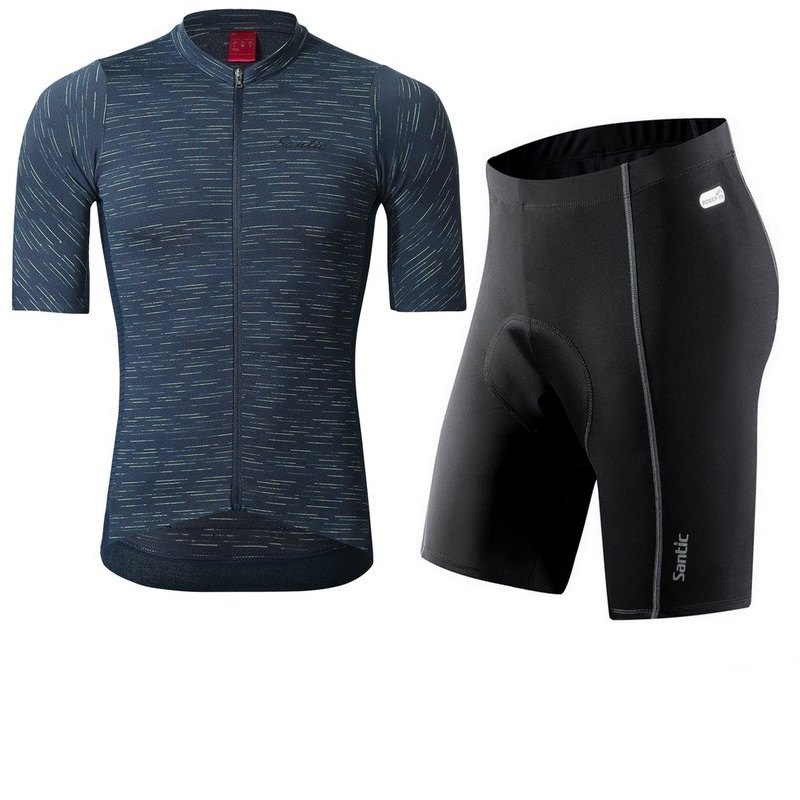

Велокостюм мужской SANTIC Elite XL Black/Blue FS2012XL