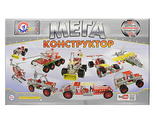 

Конструктор мет. Мегауниверсал Технок 4364