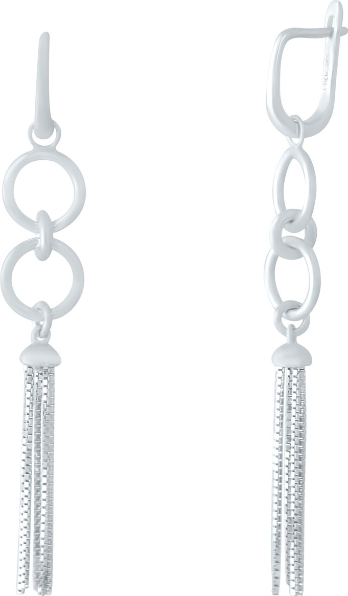 

Серебряные серьги SilverBreeze без камней 1951279, размер