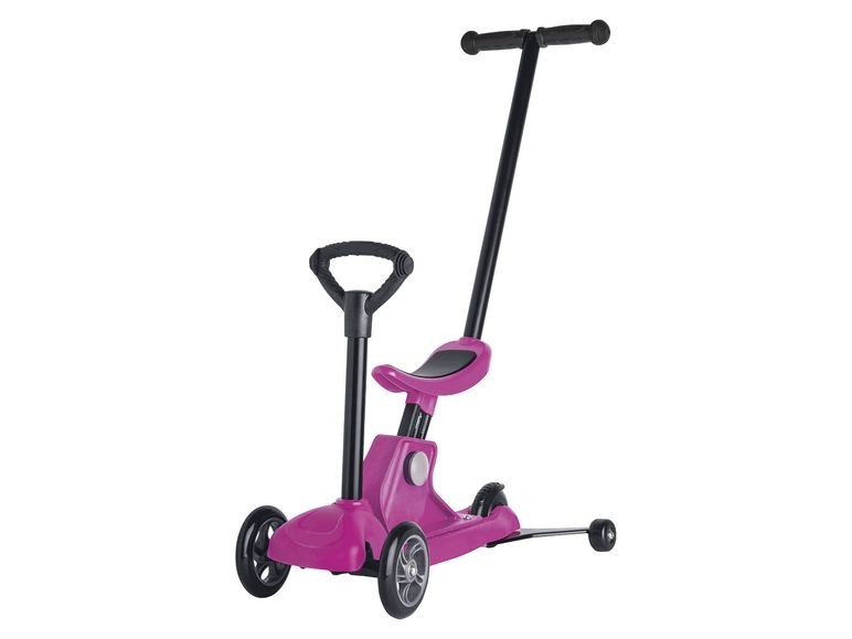 

Детский самокат 4в1 Playtive JUNIOR фиолетовый с 18 месяцев до 50 кг
