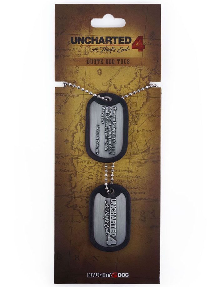 

Медальон Gaya Uncharted Dog Tag - Quote