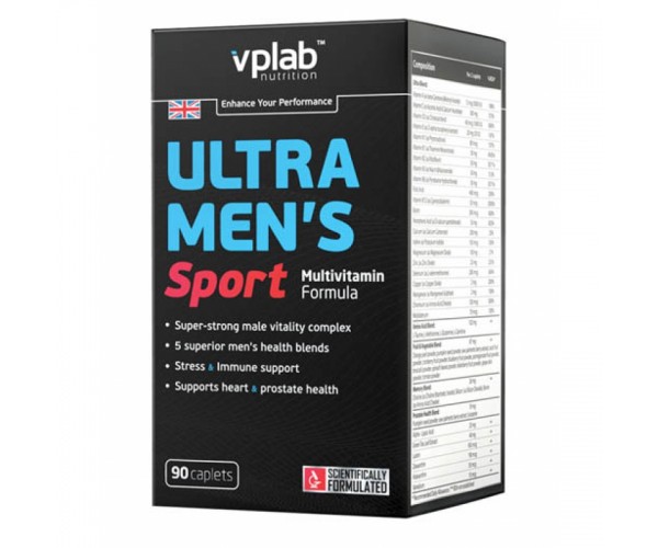 

Витамины VPLab Nutrition Ultra Men's Sport 90 капсул (372001)