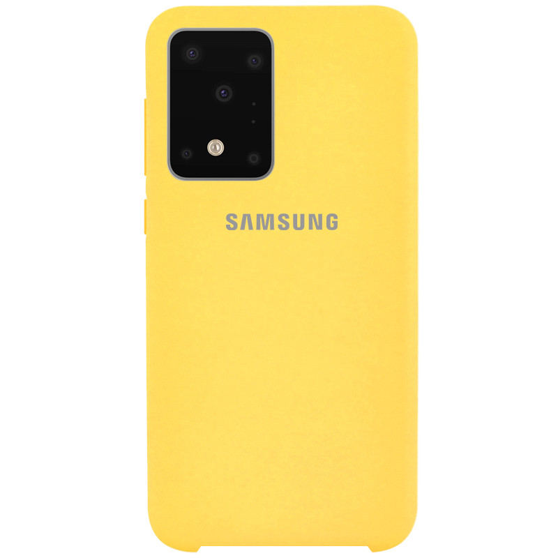 

Чехол Epik Silicone case для Samsung Galaxy S20 Ultra Yellow