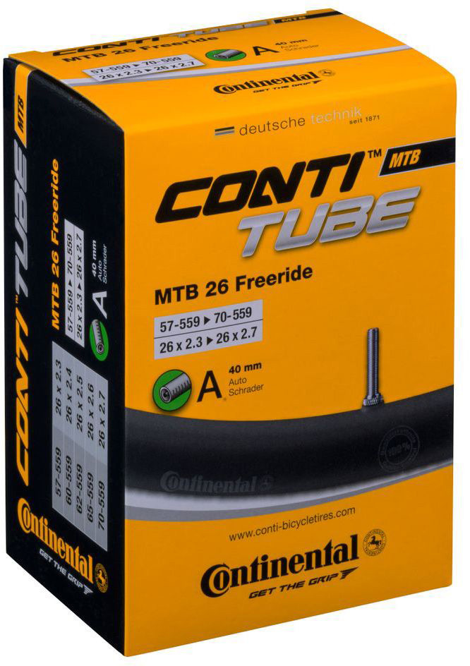 

Камера Continental MTB Tube Freeride 26" A40 RE 57-559->70-559 (181721)