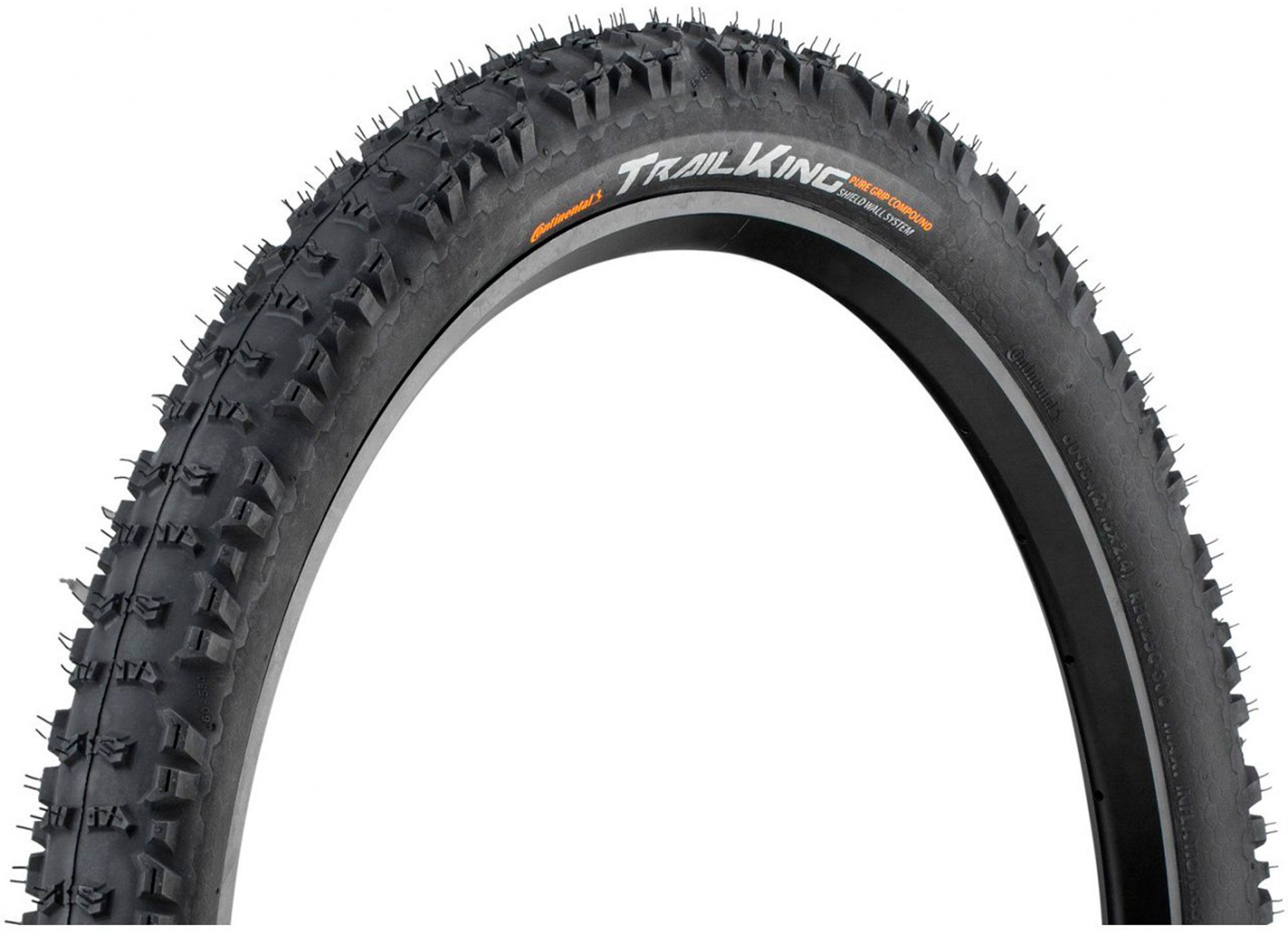 

Покрышка бескамерная Continental Trail King ShieldWall 27.5 x 2.40 Черная (150288)