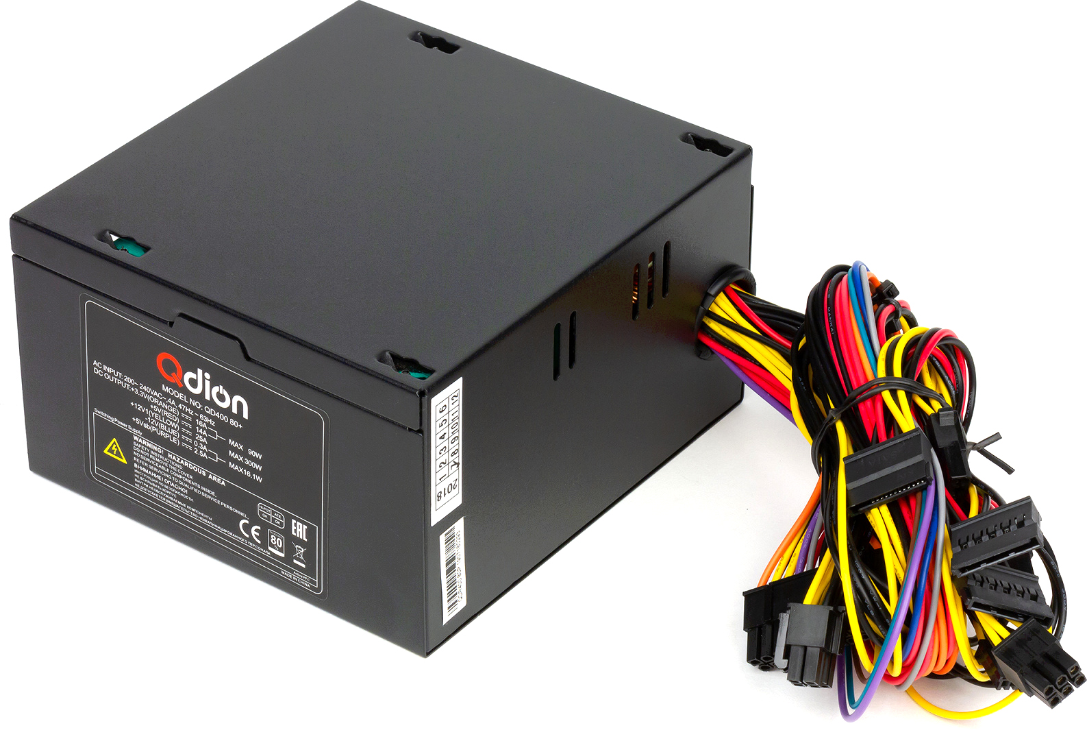 Блок живлення Qdion QD400 80+ 400W – фото, відгуки, характеристики в ...
