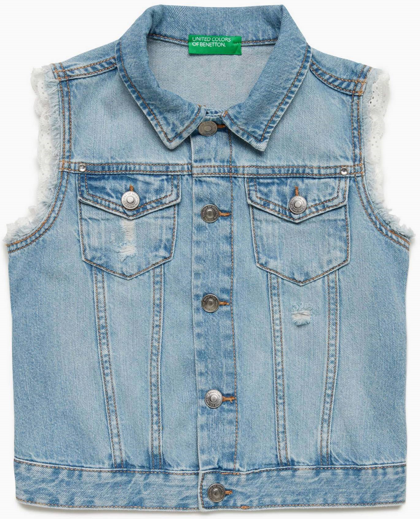 

Жилет джинсовый United Colors of Benetton 2DUY5G1Y0-901 XS