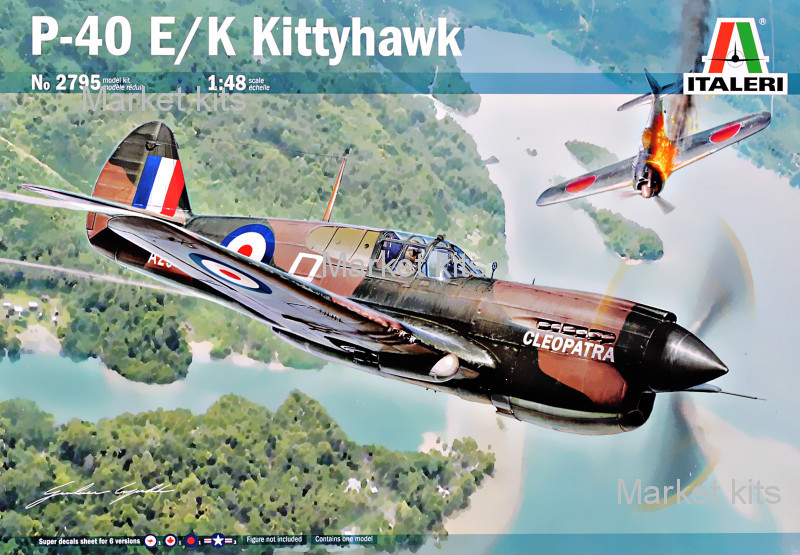 

Истребитель P-40 E/K Kittyhawk 1:48 ITALERI (IT2795)