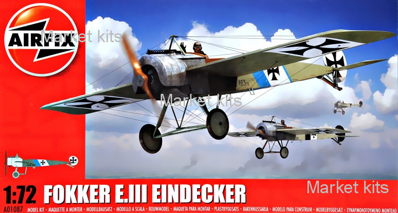 

Истребитель Fokker E.III "Eindecker" 1:72 Airfix (AIR01087)