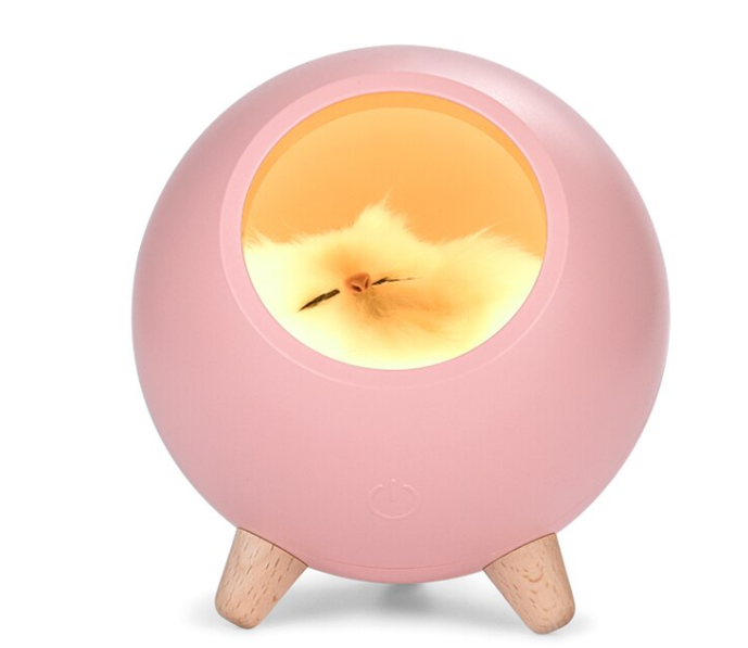 Детский ночник-светильник с регулировкой яркости HOLIHEYO Котик в ...