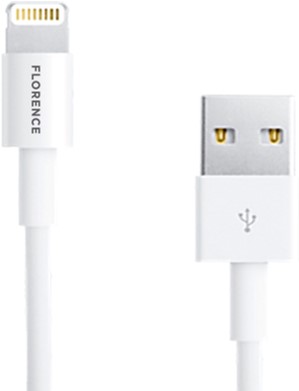 

Дата кабель Florence Lightning 1 м 3A White (FL-2200-WL)