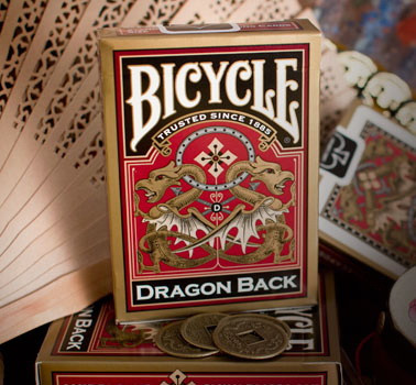 

Карты игральные USPCC Bicycle Dragon Back Золотые