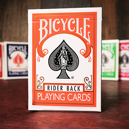 

Карты игральные USPCC Bicycle Rider Back Orange Playing Cards оранжевые