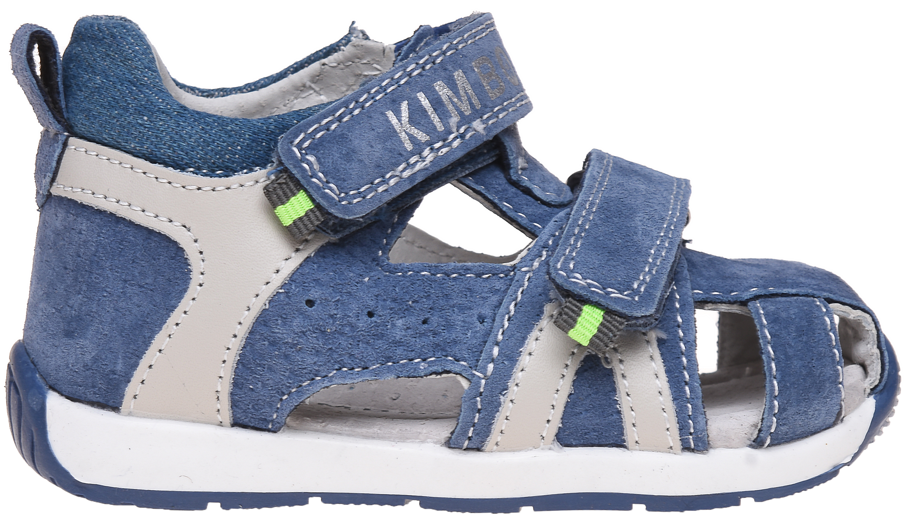 

Сандалии кожаные Kimboo H116-1B 26 16 см Голубые (ROZ6400008121)
