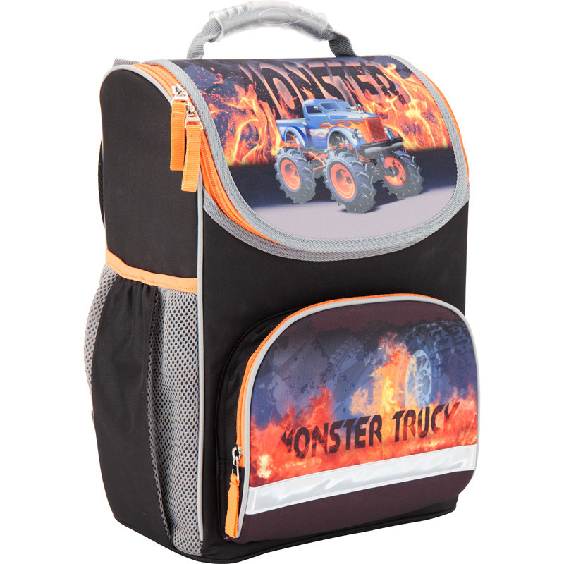 

Рюкзак школьный каркасный Kite 701 Monster Truck K17-701M-2 Черный