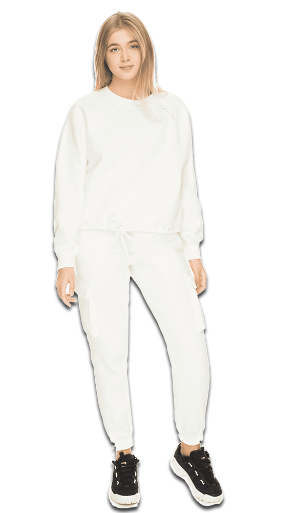 

Cпортивний костюм De Brazza Троянда L/XL білий