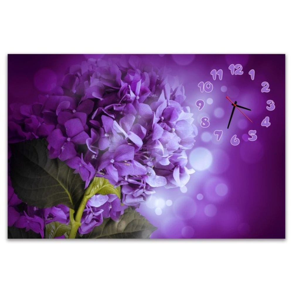 

Настенные часы IdeaClock с цветами Сирень