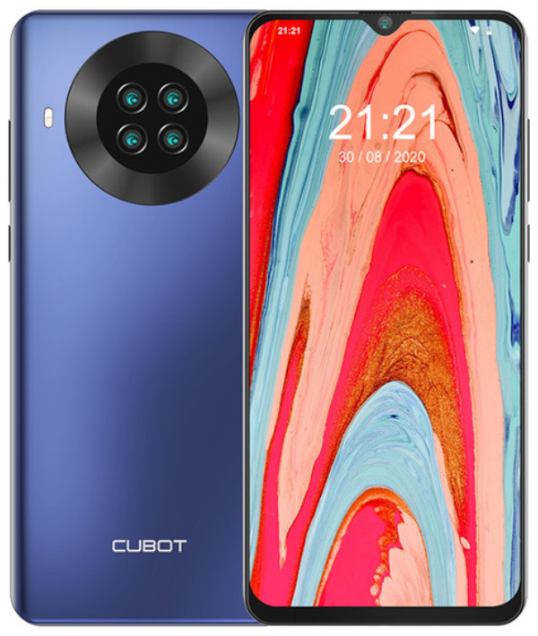 

Cubot Note 20 3/64 Gb blue, 6.5", Helio A20, 4G, NFC