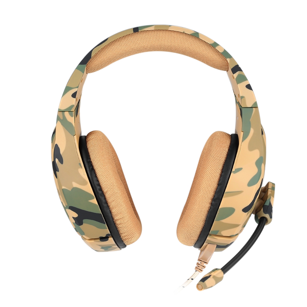 

Наушники игровые Onikuma K1-B с микрофоном Camouflage Yellow