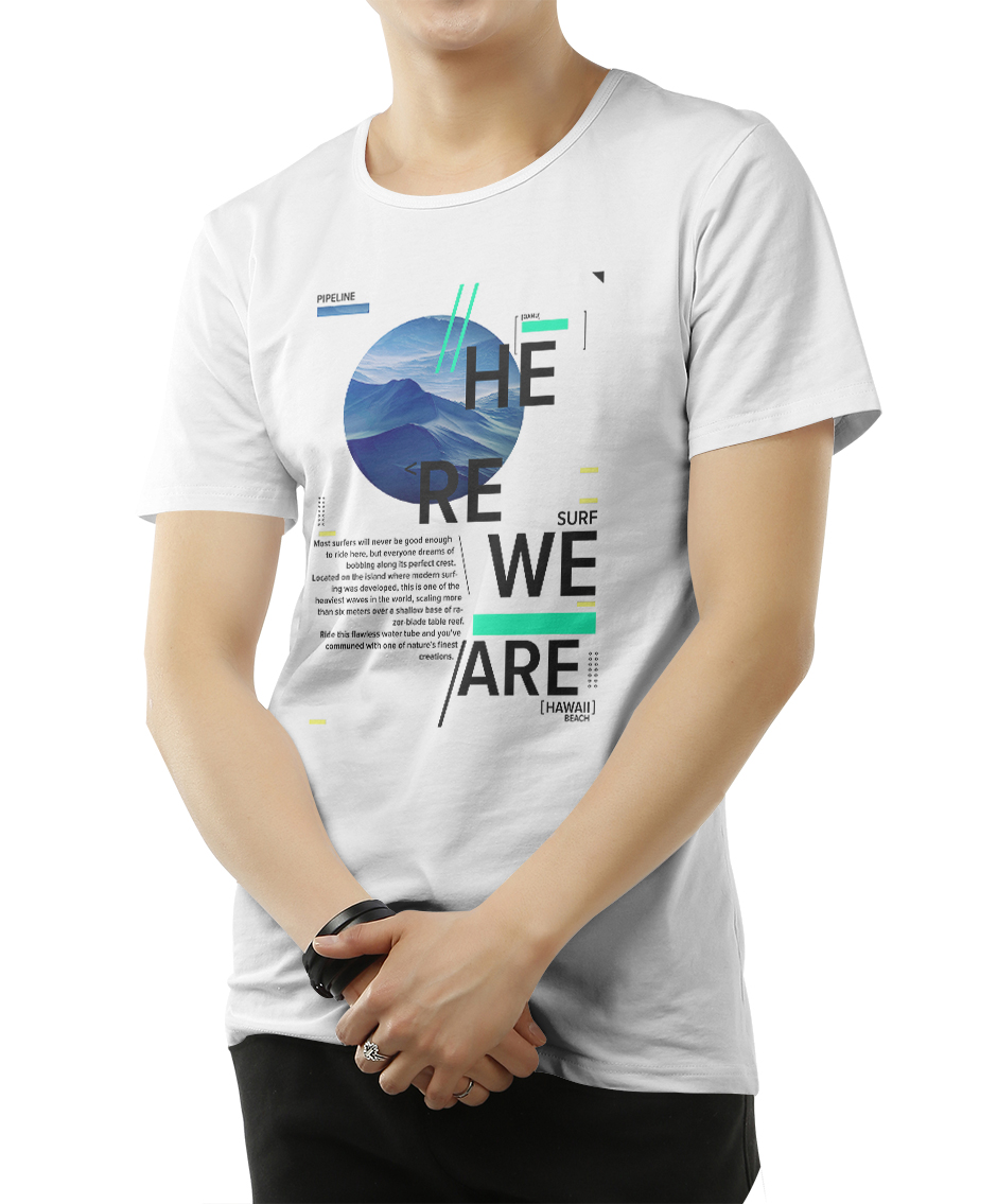 

Футболка с модным принтом OWEAR HQ26WH  Белый, Футболка с модным принтом OWEAR HQ26WH S Белый