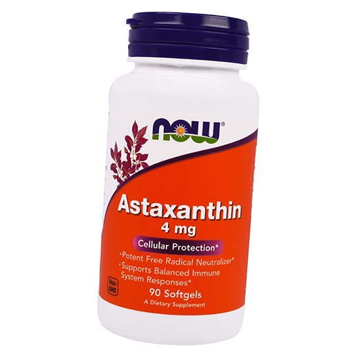 

Астаксантин, Astaxanthin 4, Now Foods 90гелкапс (70128016)