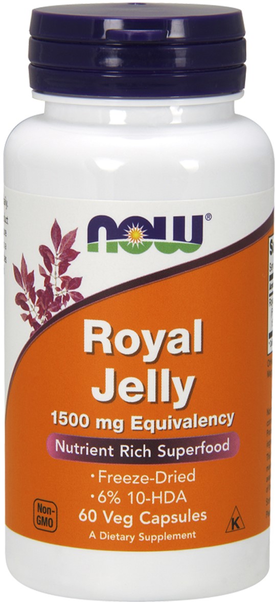 

Натуральная добавка Now Foods Маточное Молочко 1500 мг Royal Jelly 60 гелевых капсул (733739025654)